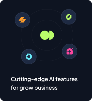 AI automation workflow screen dark mode